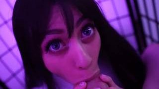 Fellation En Pov De La Jeune Nerd Salope